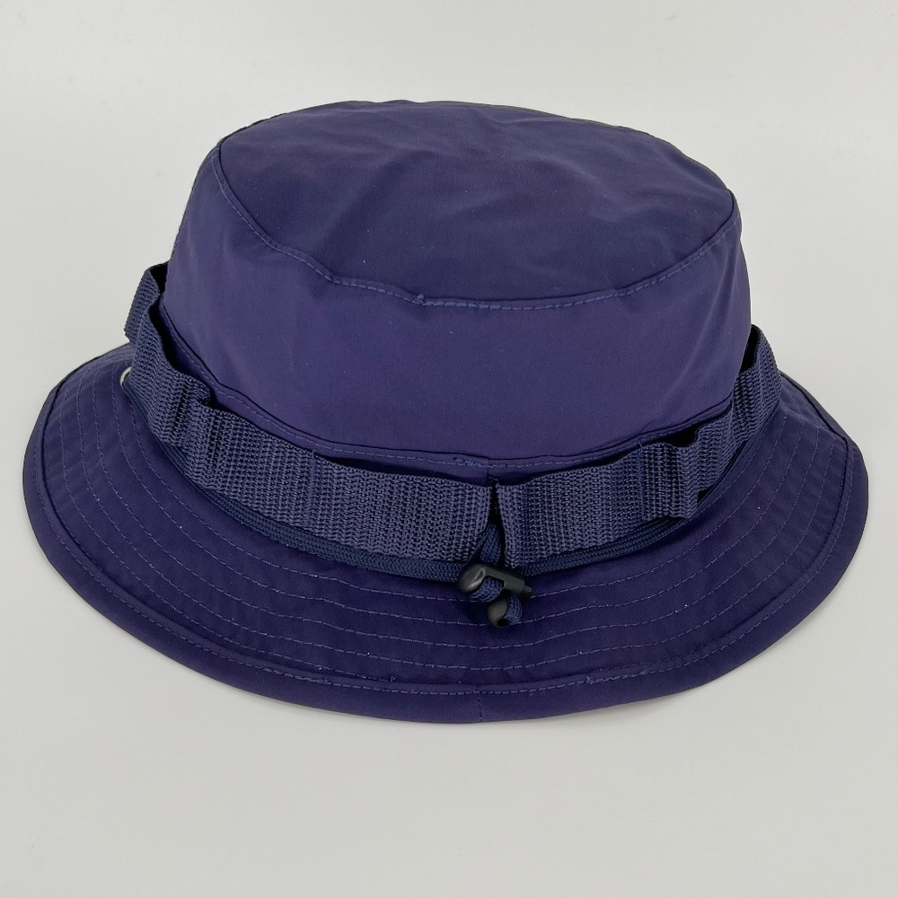 J. Crew Mens Mini Boonie Hat‎ Size S/M Navy Blue Bucket Fleece Fishing Outdoors